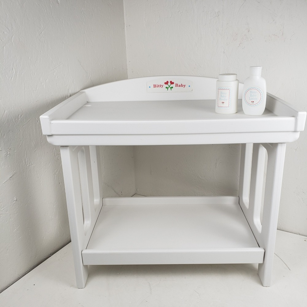 Pleasant Company American Girl Bitty Baby Changing Table Doll Furniture Orig Box
